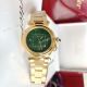 New Copy Cartier Pasha Gold Case & Strap Deep Green Face Wristwatch With Arabic Markers (1)_th.JPG